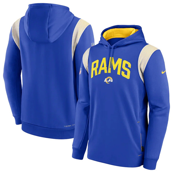 Men's Los Angeles Rams Royal Sideline Stack Performance Pullover Hoodie,We sell and wholesale Men's Los Angeles Rams Royal Sideline Stack Performance Pullover Hoodie on line form chian!